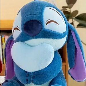 Blue Plush Toy with Heart